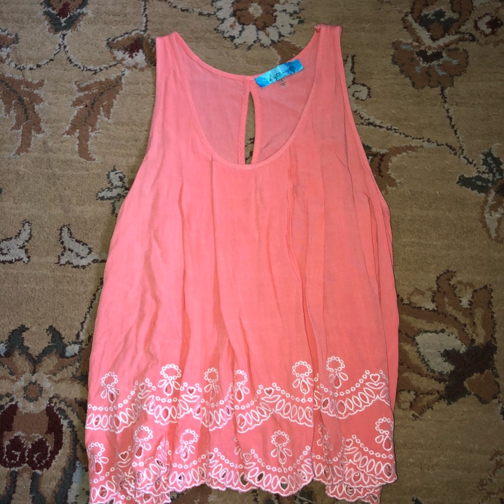 Orange tank top